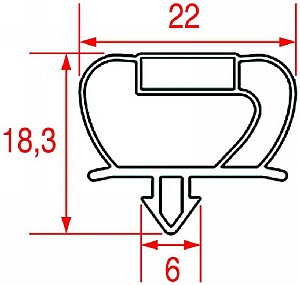 אטם מקרר 1544X652 (דגם:1001) Zanussi ELECTROLUX זנוסי אטם מקרר 1544X652 (דגם:1001) Zanussi ELECTROLUX זנוסי