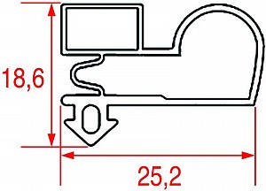 אטם מקרר 1550X640 אטם מקרר 1550X640