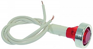 נורת ביקורת עם חוטים 220V (אדומה) נורת ביקורת עם חוטים 220V (אדומה)