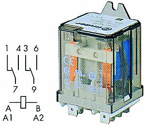 ריליי מדיח 8 פינים 62.82.8.230.0040 16A 230V Colged ריליי מדיח 8 פינים 62.82.8.230.0040 16A 230V Colged