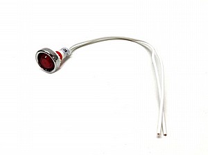 נורת ביקורת עם חוטים 24V (אדומה) נורת ביקורת עם חוטים 24V (אדומה)